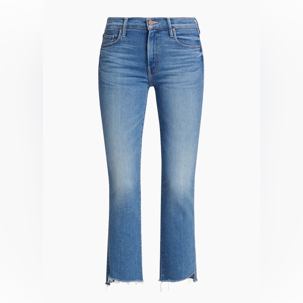 Mother Insider Crop Step Fray